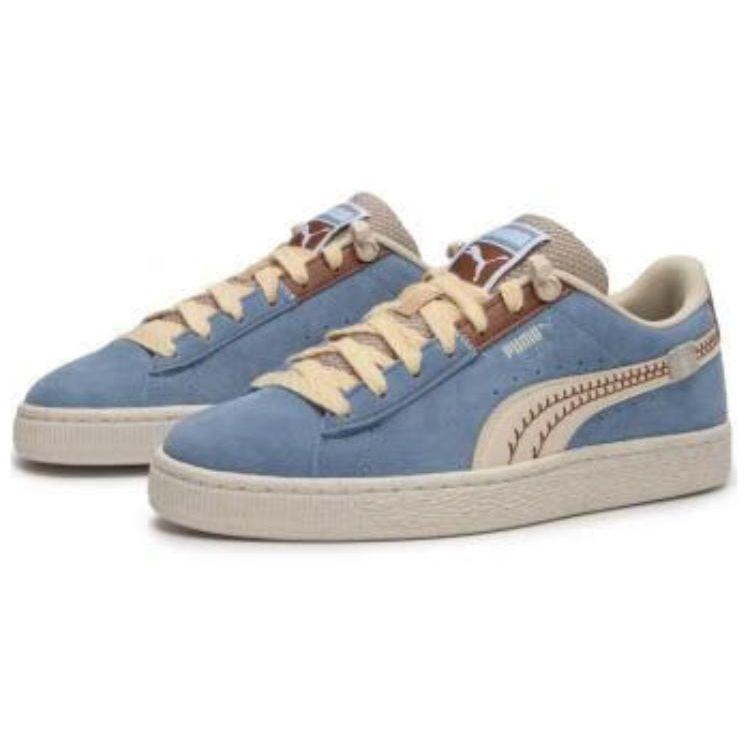 Puma Suede Expedition Unisex Sneakers Blue Zen-Blue Brown-Mushroom 395783-01