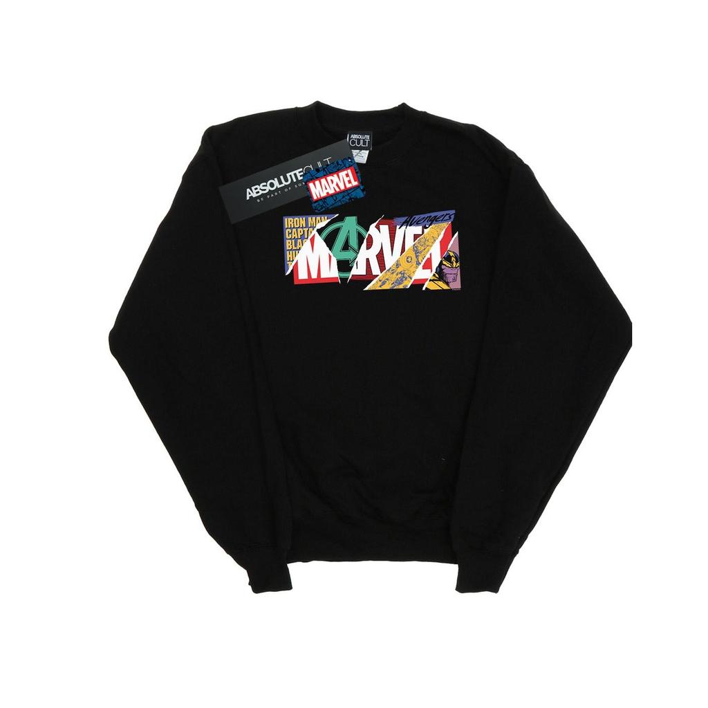 Marvel Womens/Ladies Collage Logo Sweatshirt