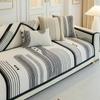 Chenille Geometry Sofa Cover Striped Couch Mat Thickened Sofa Covers For Living Room Universal For Seasons French Couch Cushion