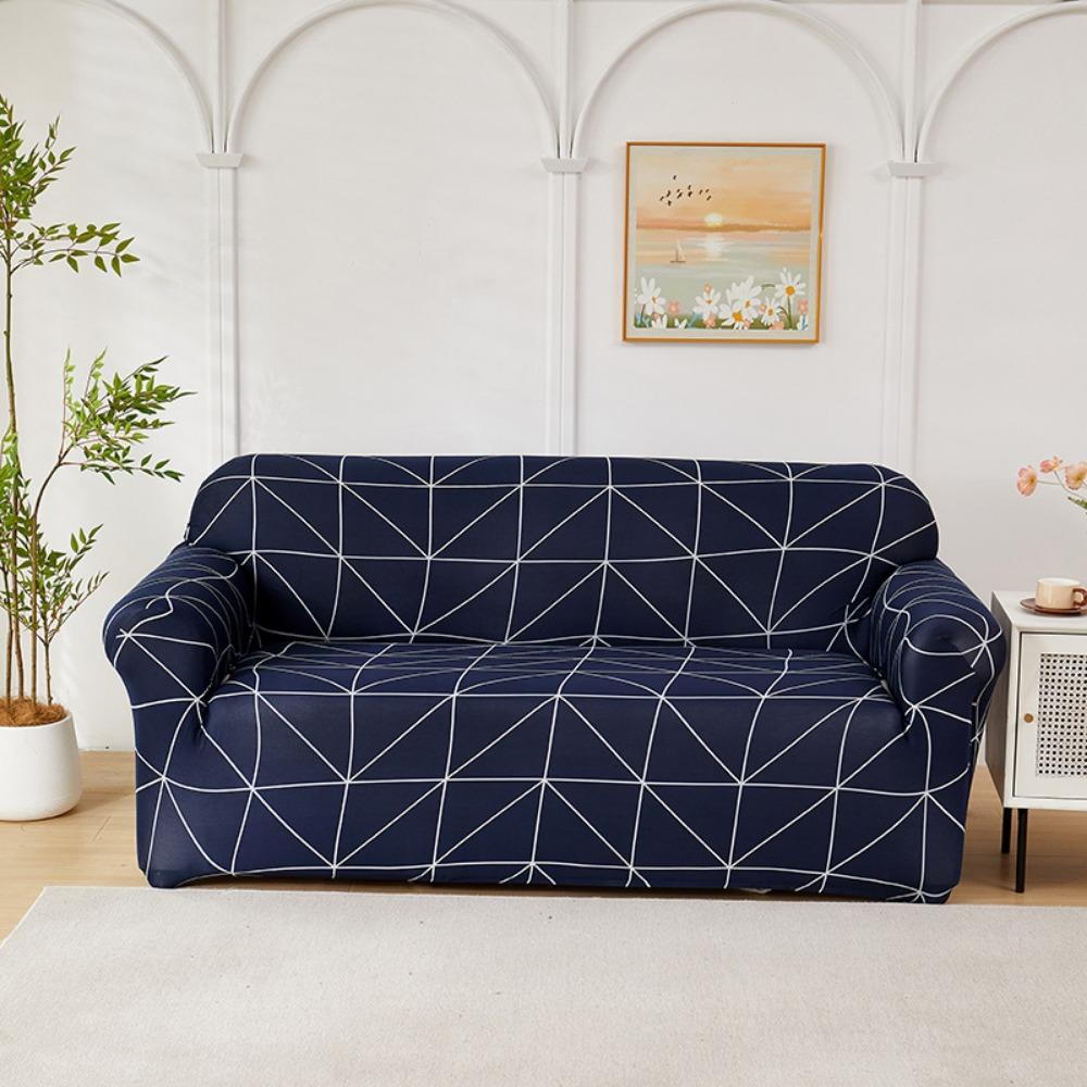 Эластичный диванный чехол с принтом Универсальный тянущийся протектор для дивана Защитник мебели