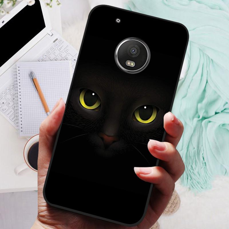 Чехол для Motorola Moto G5 Plus Черный Чехол Лев Волк Силиконовый Мягкий Задний Чехол Для Moto G5 Plus Чехол для Телефона G5+ Защитный Корпус