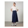 Плиссированная юбка 90 см – темно-синий –