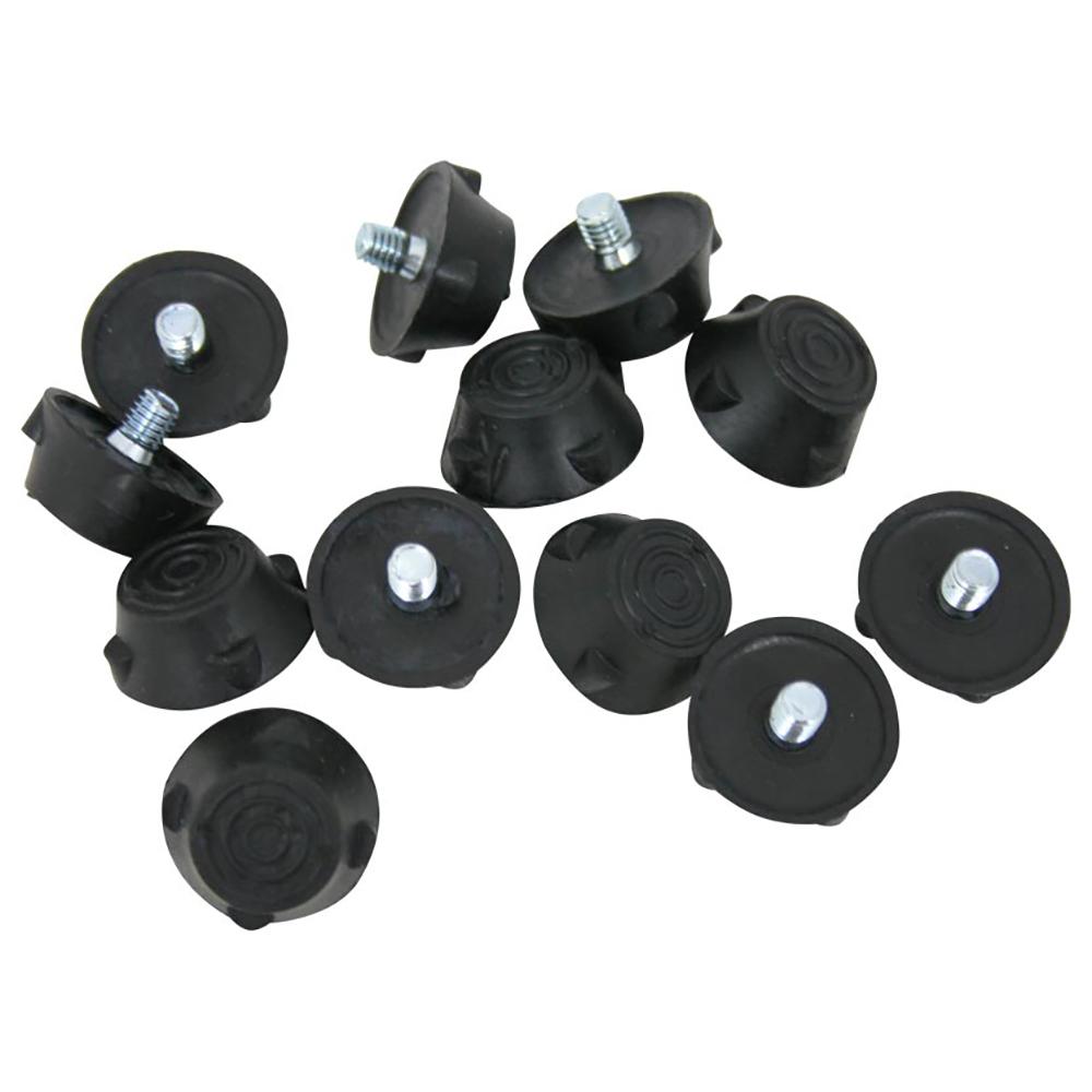 Precision Ultra Flat Rubber Football Studs (Pack Of 12)