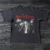 ГОРЯЧАЯ футболка унисекс из черного хлопка с изображением группы Alice In Chains