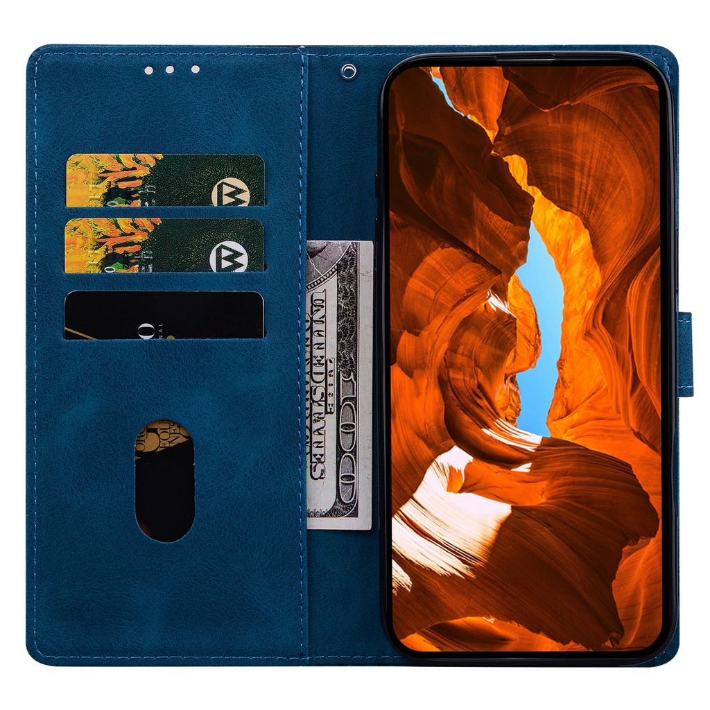 For Google Pixel 9 Pro XL Leather Case Imprinted Checkered Pattern Wallet Stand Flip Phone Cover