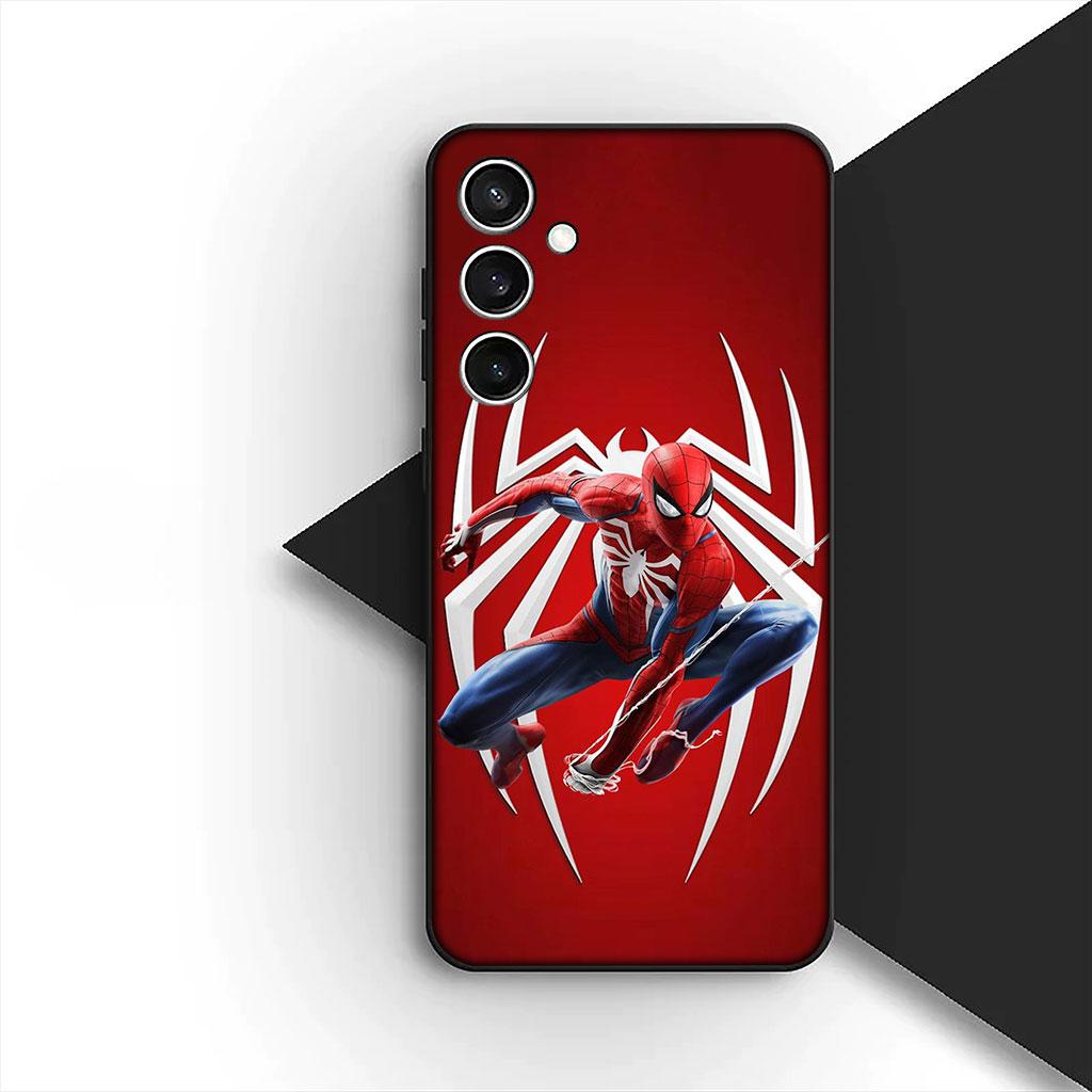 Чехол для телефона для Motorola Moto G86 G57 E14 E15 G14 G34 G35 G84 G24 A54 G15 Power E22 Корпус Мягкий чехол Человек-паук Marve Человек-паук