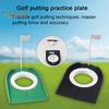 Golf Putting Cup with Flag Plastic Golf Hole Training Aid Indoor Practice Putting Green Accessory for Indoor Outdoor Home Office Yard Lawn Golf