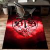 Vfb Fc Crest Printed Office Carpet Chair Cushion  Entryway Rug, Rugs for Living Room, Bedroom Christmas gifts