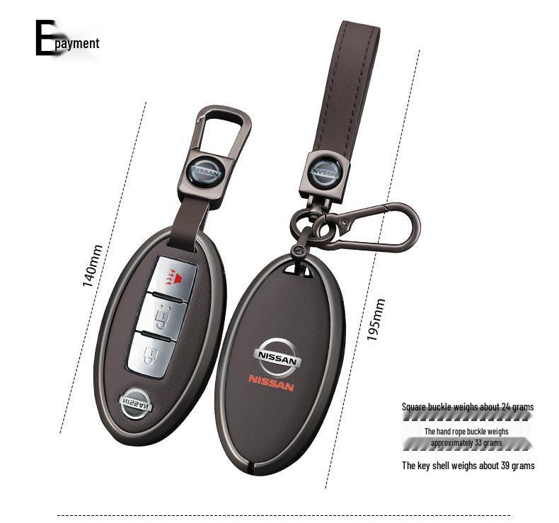 Чехол для ключа Nissan для моделей Sylphy, Qashqai, Tiida, X-Trail, 14-го поколения, Kicks, Lannia, Bluebird