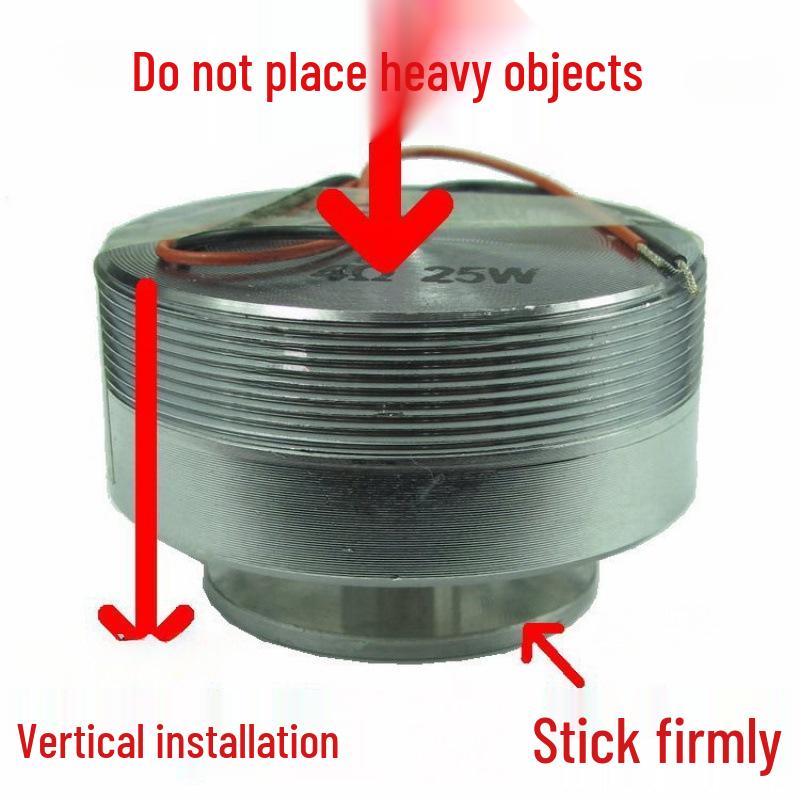 50-мм полнодиапазонный вибродинамик, сильный бас, 4/8 Ом, 20-25 Вт, 44 мм.
