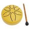 Steel Tongue Drum 3 Inch 6 Notes with Drum Mallet Handpan Drum Rain Drum Instrument for Entertainment Meditation Yoga Zen Gifts