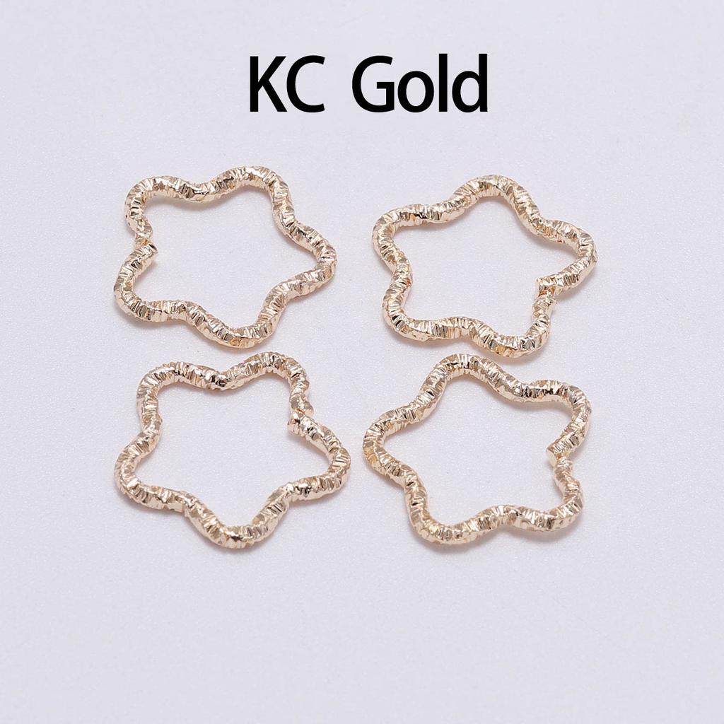 30-100pcs/lot 8-20 mm Gold Jump Rings Round Twisted Split Rings Connectors For Diy Jewelry Finding Making Supplies