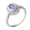 Серебряное кольцо с натуральным аметистом 0.7ct (2048732)