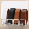 Women's Korean-Style Decorative Wide Pin Buckle Belt for Jeans - Unisex & Versatile
