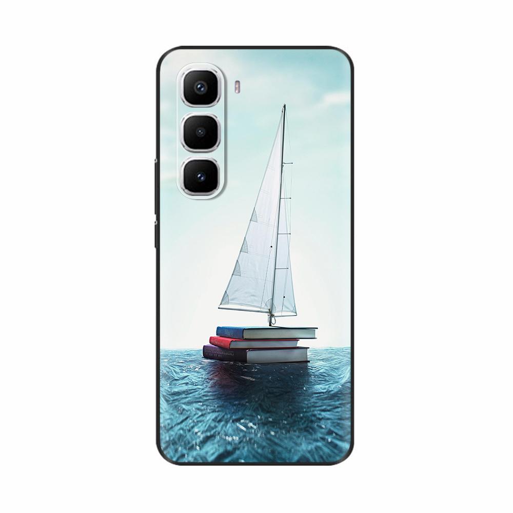 Чехол для Infinix Hot 60 Pro Plus Силиконовый Милый Кот Панда Модный Цветок Любовь Расписной Чехол для Телефона Для Infinix Hot 60 Pro Hot60 Pro
