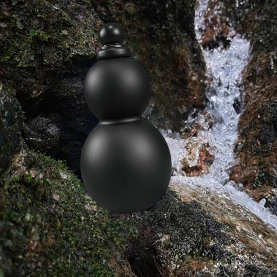 Бутылка для воды из тыквы объемом 800 мл с ремешком на талии, веревкой, щеткой, винтажный китайский стиль