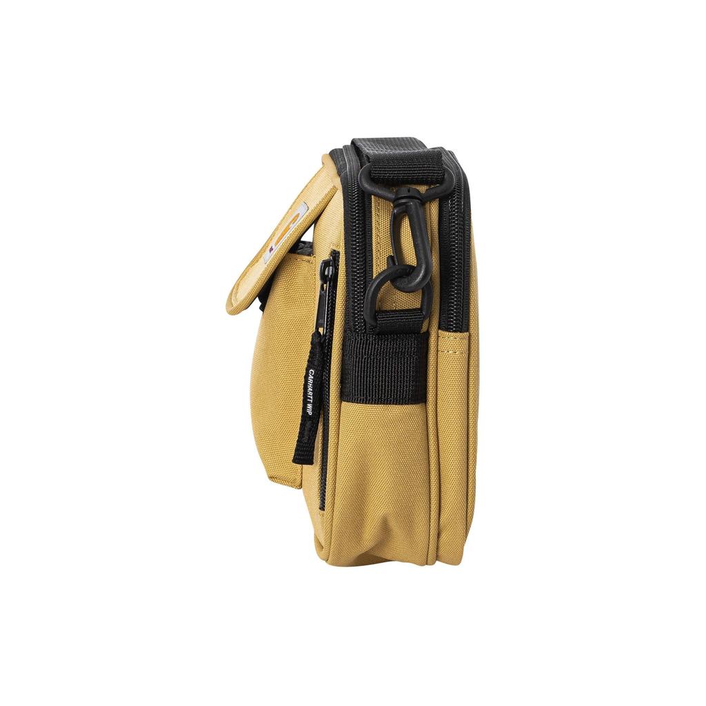 Carhartt WIP Recycled Polyester Blend Canvas Shoulder Bag, Crossbody Bag Small Men's Agate I031470-1YK-XX