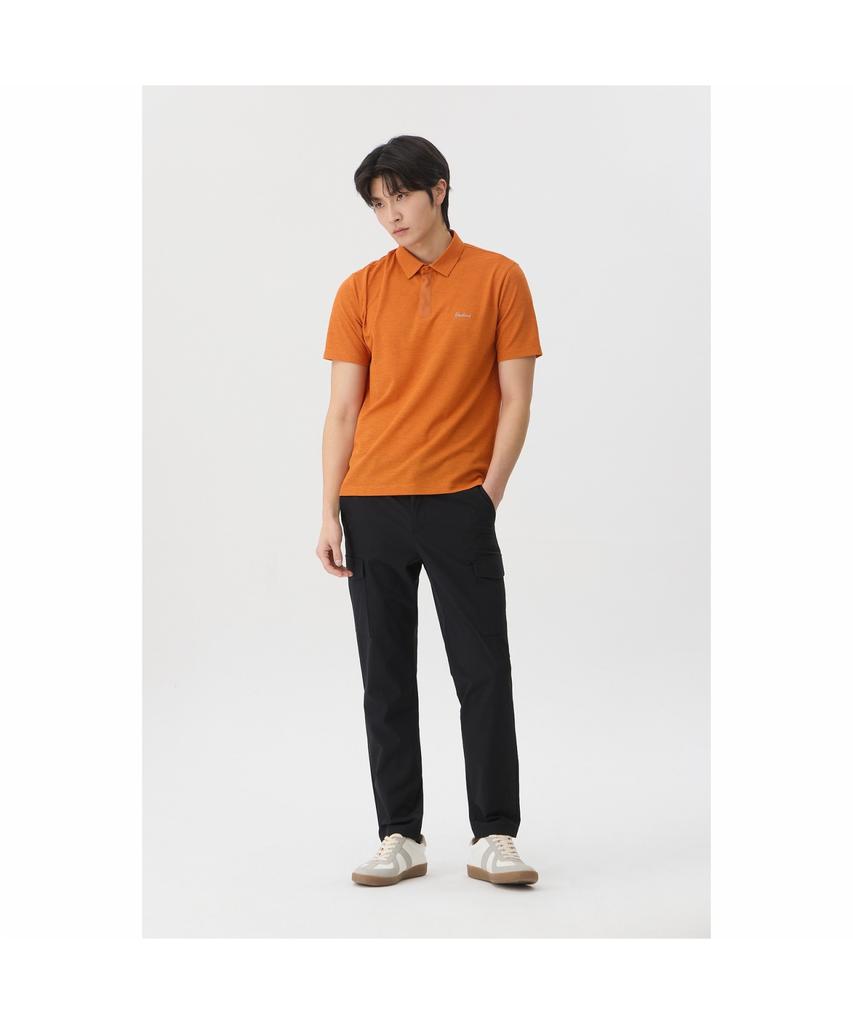 BRENTWOOD [Life Performance] Knitting Polo Neck T-Shirt Brtam26001Orx