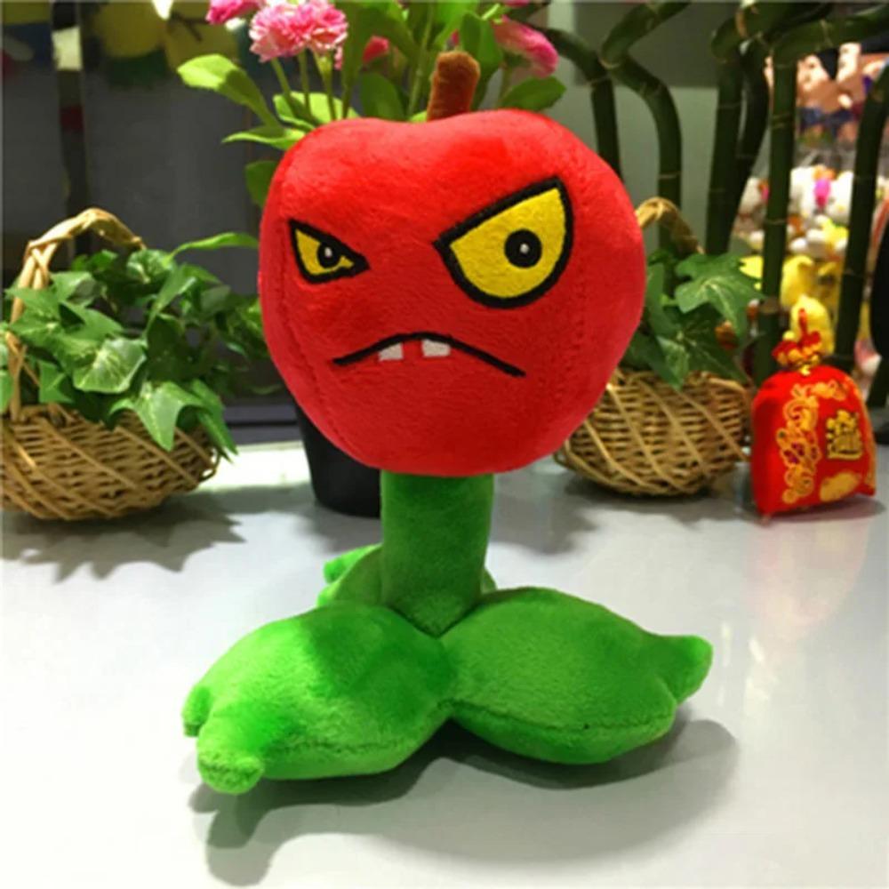 Растение 15-20 см с плюшевой игрушкой-зомби 30 см PVZ Гигантская шляпа Утка-пират Плюшевая кукла-зомби Плюшевая игрушка Рождественский подарок на день рождения для детей