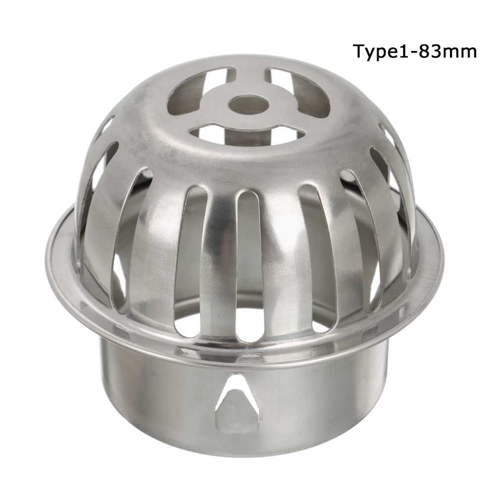 Anti-blocking Round Rain Pipe Cap Balcony Drainage Cover Roof Floor Drain Drainage Plumbing Fitting