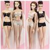 Lace Underwear Bra & Briefs For Barbie Doll Clothes 1/6 Knickers For Blythe 1/6 BJD Dolls Top & Underpant For Barbie Dollhouse