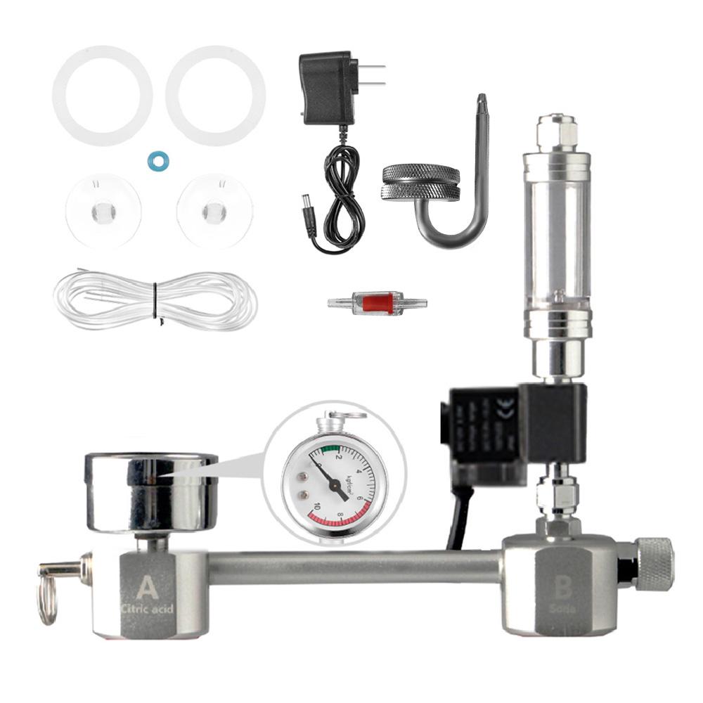 Aquarium DIY CO2 Generator System Kit CO2 Generator System with Solenoid Valve Bubble Diffuser