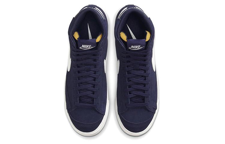 Nike Кроссовки Blazer Mid 77 Синий Замша Женские DB5461-400