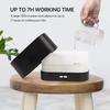 Electric Essential Oil Diffuser Humidifier Flame Light Effect 2 Brightness Levels for Aroma Household
