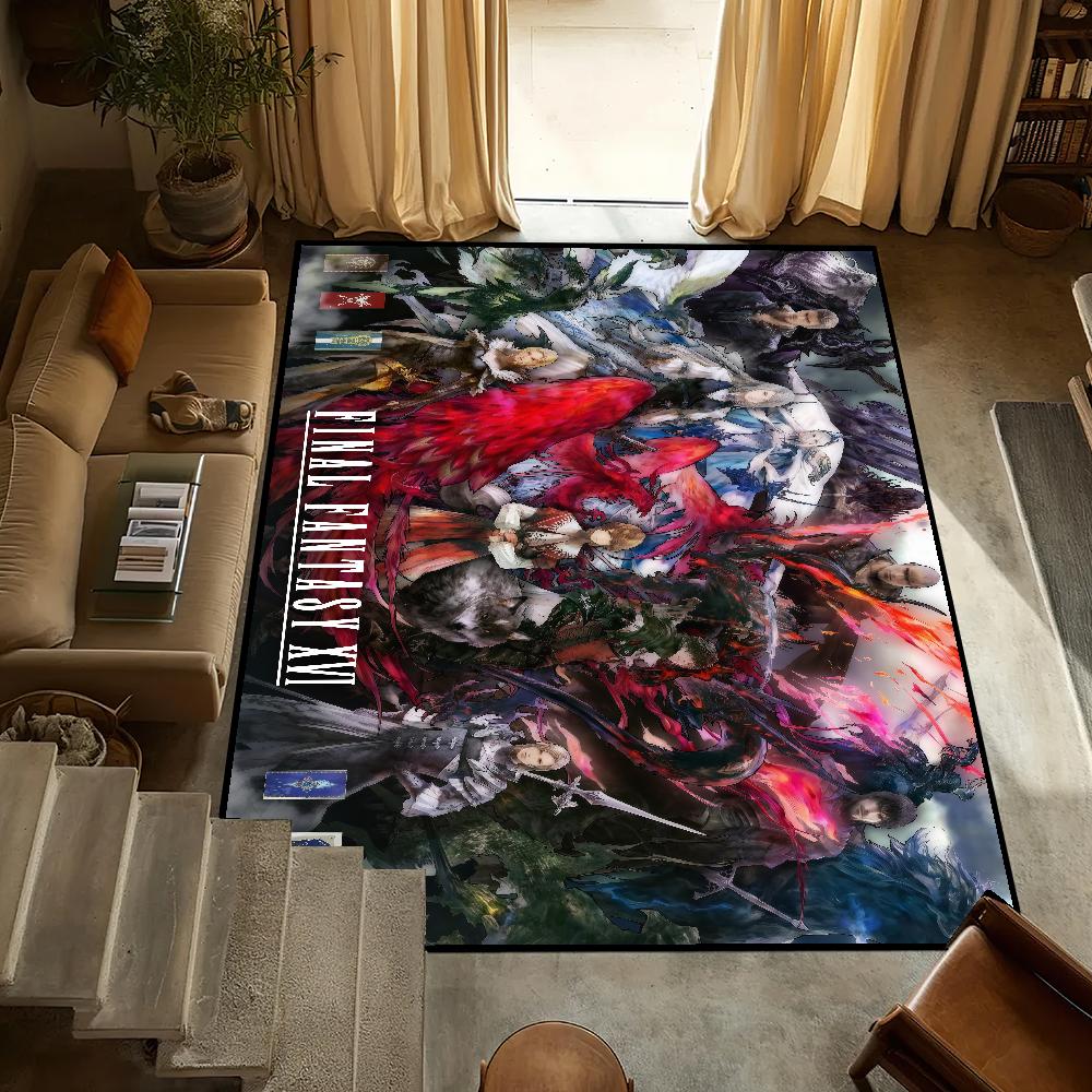 Игра F-Final Fantasy XVI Маленький ковер Прикроватный Кухня Ванна Гостиная Дом Дом Спальня Напольный коврик Придверный коврик Ковер Украшение