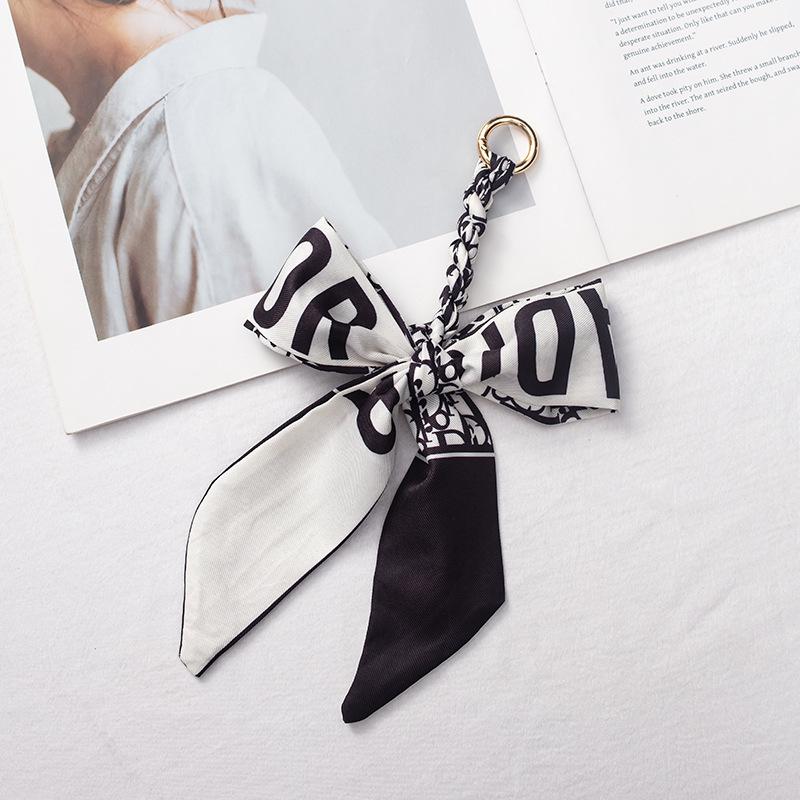 Detachable Bowknot Scarf Ribbon Bag Strap Charm