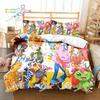 Постельное белье Digimon Аниме Набор постельного белья Монстры Приключений Пододеяльник Полный Queen King Размер Наволочка Печатный комплект постельного белья Односпальный Twin