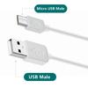 Сверхдлинный USB-кабель для зарядки Micro USB для камеры Длинный кабель-зарядное устройство