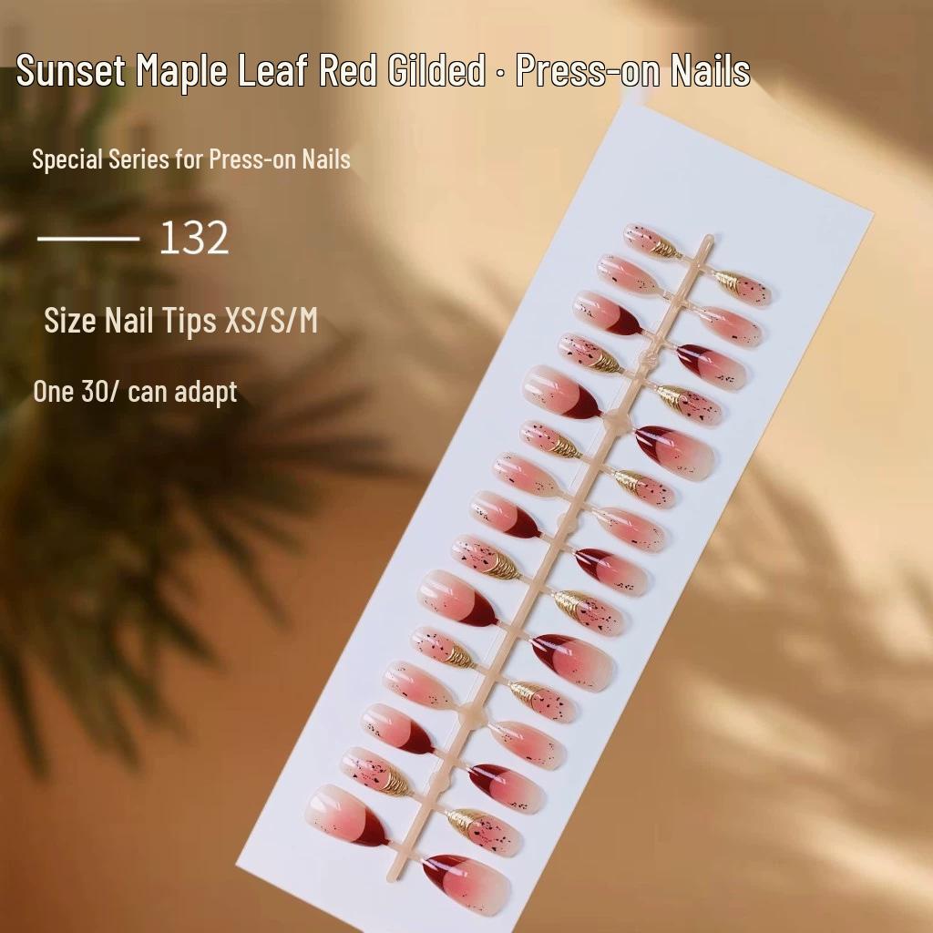 Spring Cat Eye High-End Wearable Nails - Finished Nail Pieces 715-567