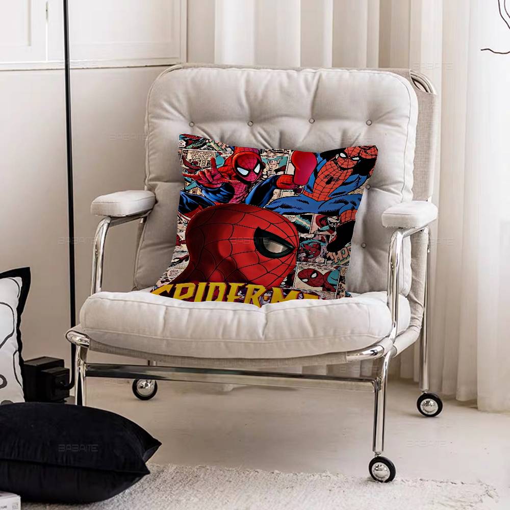 Подушка с принтом Человек-Паук S-Spider M-Man, пылезащитная наволочка, Декор спальни, детской вечеринки, Подушка, Подарок на день рождения для детей