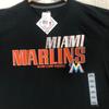 Miami Marlins MLB Бейсбольная футболка Черная Мужская XXL Графическая футболка Унисекс Футболка