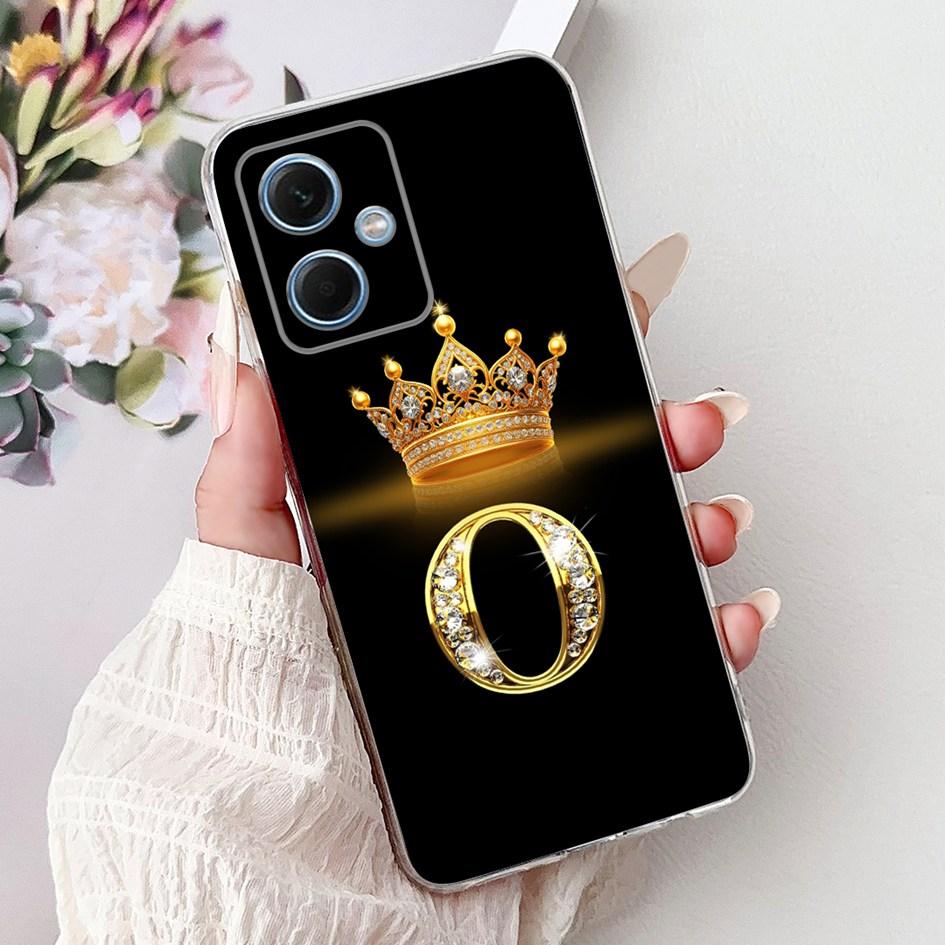 Чехол для Xiaomi Redmi Note 12 5G Милые Буквы Короны Прозрачный Силиконовый Мягкий Тонкий Чехол Для Телефона Redmi Note 12 Pro Plus