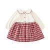 Mink Mui Cherry Check Collar Dress 36c15 400 03