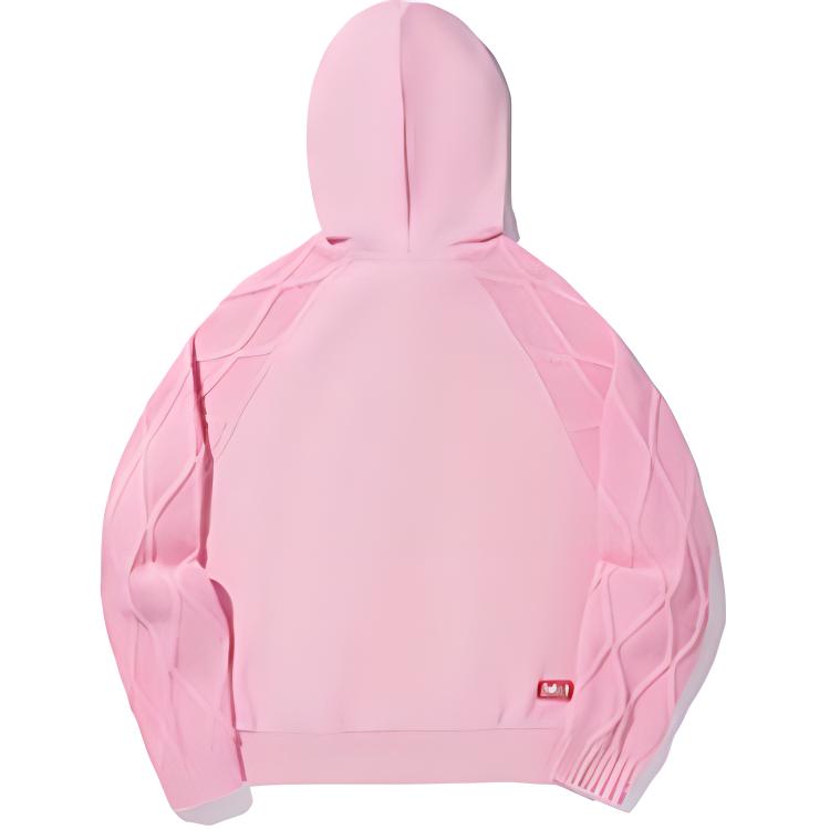 Li Ning Женская толстовка X MEDM Персиково-розовая AWDV768-5