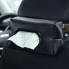 Adjustable Strap Car Tissue Holder Practical Tissue Storage Box  Desktop Decoration