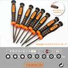 Yamachi Torx Screwdriver Set (T3, T4, T5, T6, T7, T8, T9, T10), Hexagonal Hexalobular Screwdriver Set with Magnet, Precision Screwdriver for iMac, Mac