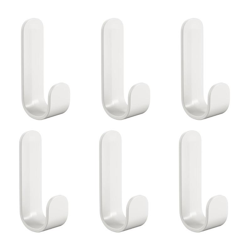 6 шт. универсальный настенный органайзер, крючок за дверью, тканевая вешалка для ключей, крючок для ванной комнаты, держатель для полотенец, полка для кухонной фурнитуры