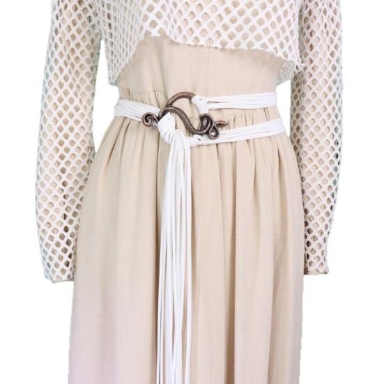 Пояс-веревка ведьмы викинга, регулируемая длина, ренессансный, на Хэллоуин, пояс на талию, фестивальный, аксессуар для ролевого костюма