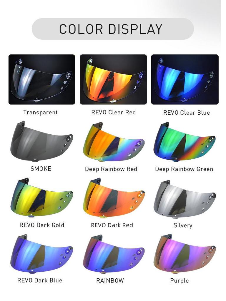 ICON Airflite IC-04 Day/Night Helmet Lens - Universal, One-Piece Accessory