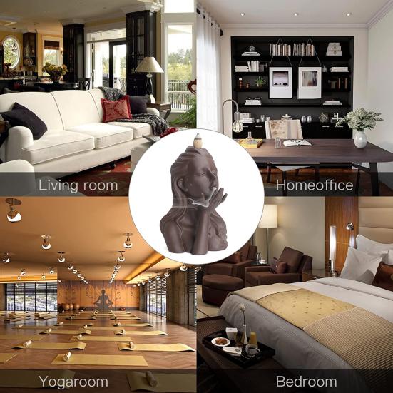 Полезная курильница с водопадом, стабильная основа, подарок, украшение для дома