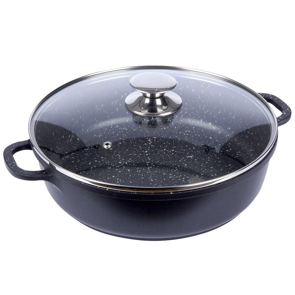 Patelnia Granitowa Rondel do Smażenia Duszenia Piekarnika Orion Grande 28cm