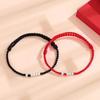 True Irregular 925 Silver Hand Woven Cord Bracelet Fashion Jewelry Women's Gift Couple Bracelet