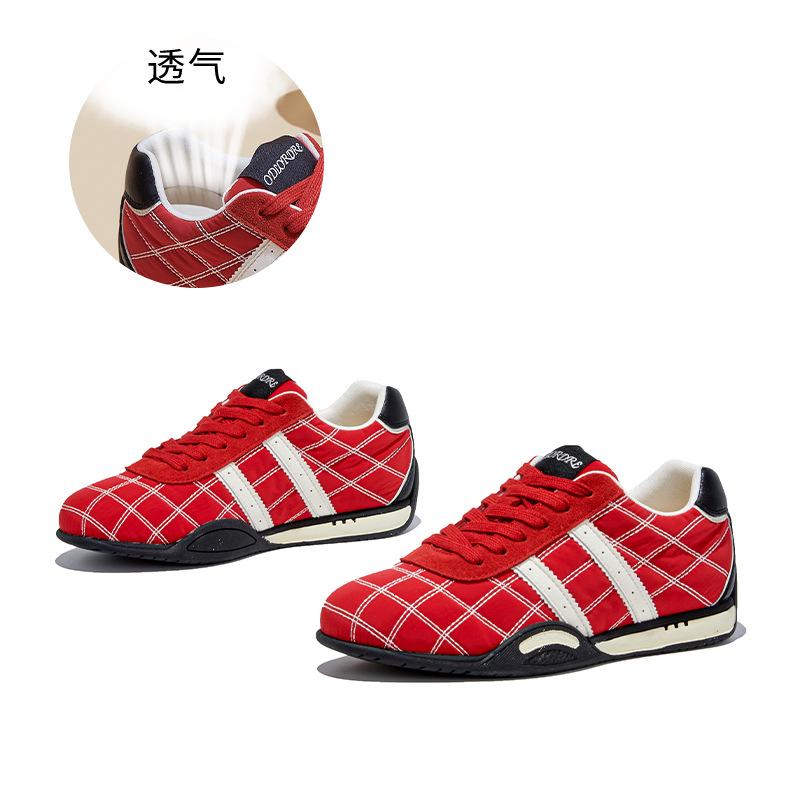 Подушечка из свиной кожи травы Wula Обувь Forrest Gump 2026 весна повседневные повседневные беговые спортивные кроссовки Немецкие тренировочные кроссовки