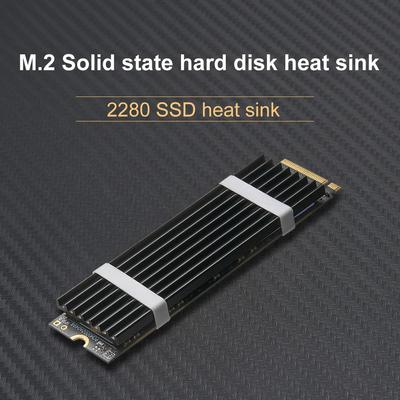 M.2 SSD NVMe радиатор M2 2280 SSD жесткий диск алюминиевый радиатор радиатор с охлаждающей термопрокладкой для PS5 NVME NGFF M.2 2280 SSD