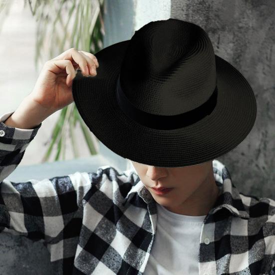 Женская соломенная шляпа с широкими полями, шляпа для защиты от солнца, дышащая легкая шляпа с защитой шеи, идеально сидящая шляпа от солнца