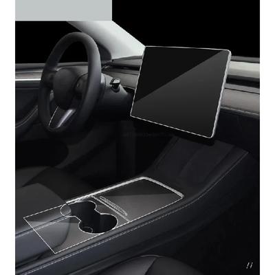 Защитная пленка от царапин для центральной консоли Tesla Model 3/Y - Наклейка на панель центральной консоли Пленка ТПУ Автомобильные аксессуары